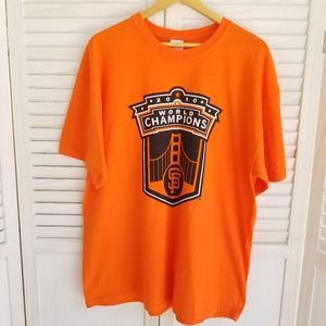 SF World Champions 2010 Orange T-shirt XL